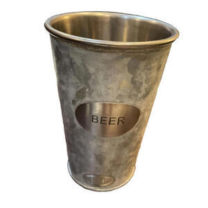 TOWLE‎ Living Party Double-Walled Tumbler Stainless Steel Lined 20oz “Beer”